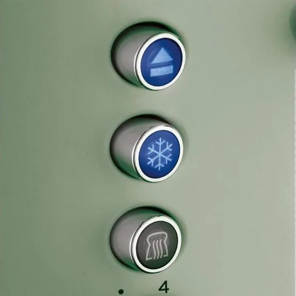 Russell Hobbs Stylevia Toaster | 4 Slice | Sage Green | 26294 Russell Hobbs Stylevia Toaster | 4 Slice | Sage Green | 26294