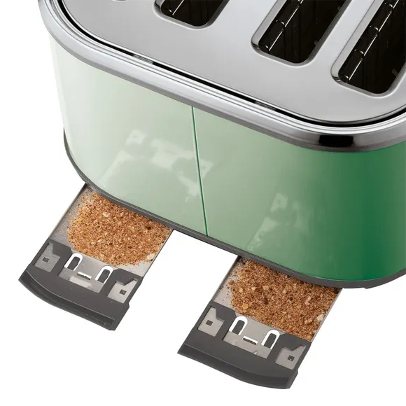 Russell Hobbs Stylevia Toaster | 4 Slice | Sage Green | 26294 Russell Hobbs Stylevia Toaster | 4 Slice | Sage Green | 26294