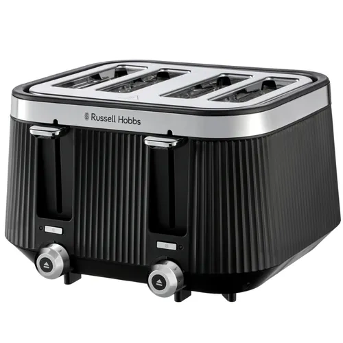 Russell Hobbs Brontë Toaster | 4 Slice | Black | 26770 Russell Hobbs Brontë Toaster | 4 Slice | Black | 26770