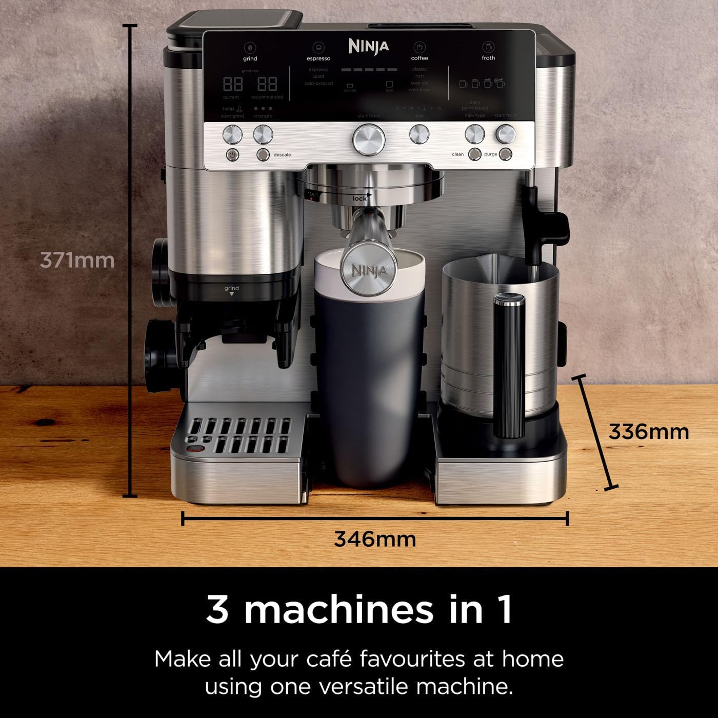 Ninja Luxe Café Premier Espresso Machine | ES601UK Ninja Luxe Café Premier Espresso Machine | ES601UK