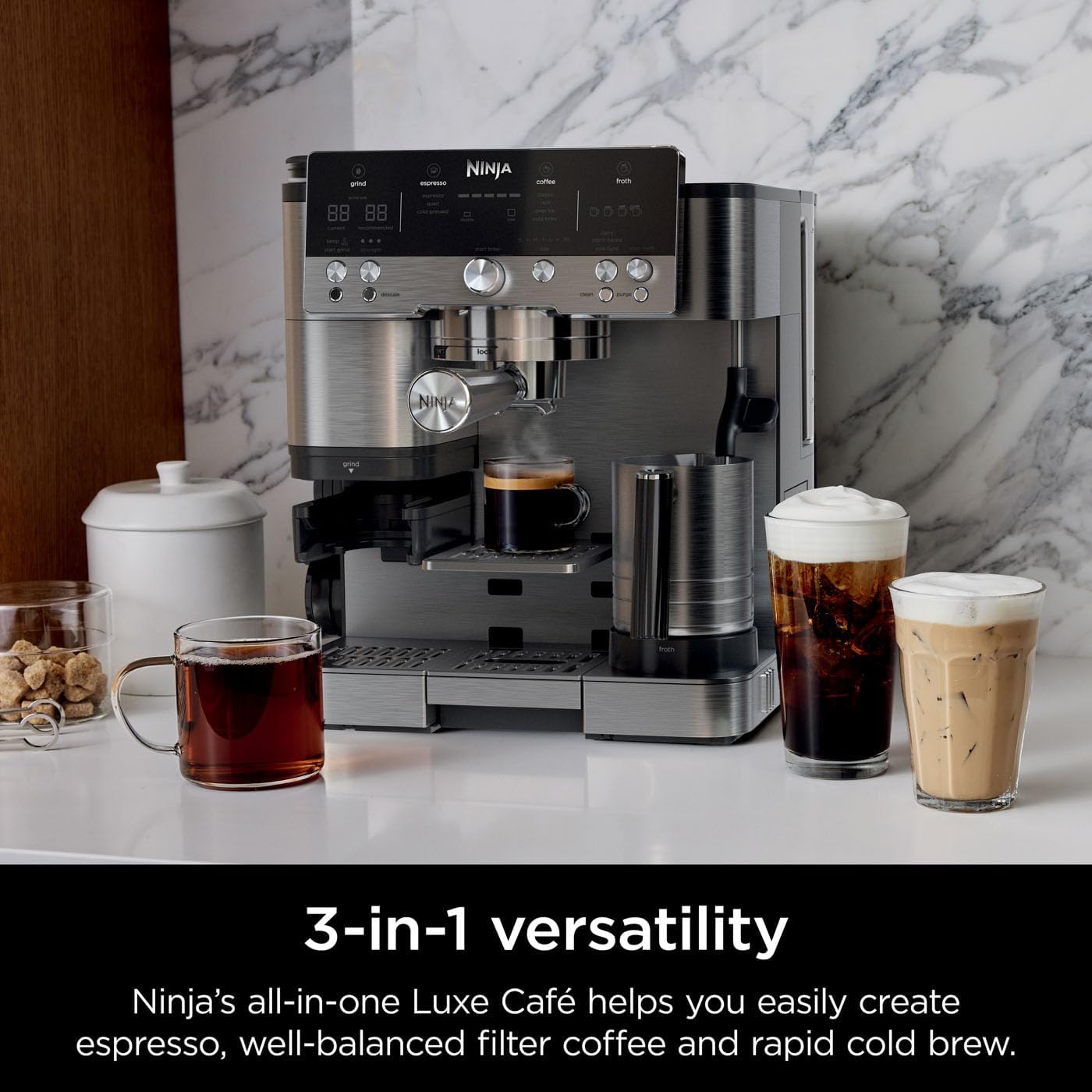 Ninja Luxe Café Premier Espresso Machine | ES601UK Ninja Luxe Café Premier Espresso Machine | ES601UK