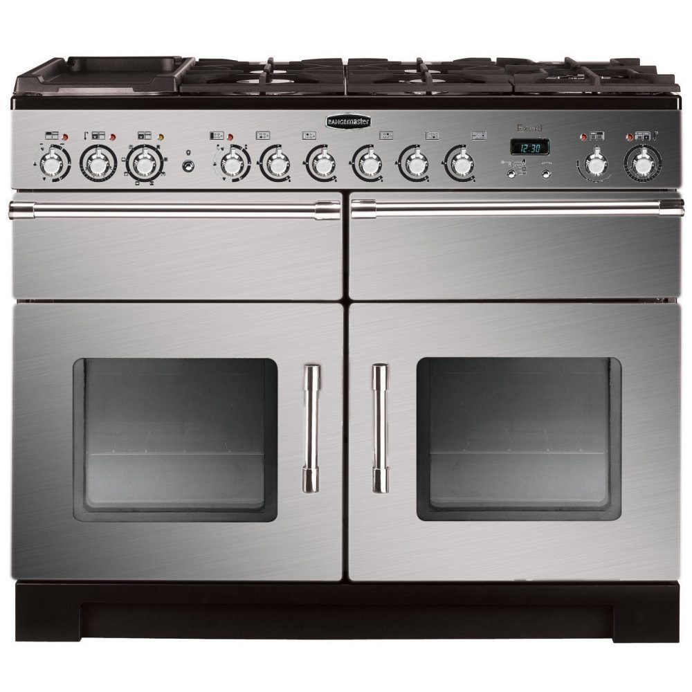 Rangemaster Excel 110cm Dual Fuel Range Cooker | EXL110DFFSS/C | Stainless Steel Rangemaster Excel 110cm Dual Fuel Range Cooker | EXL110DFFSS/C | Stainless Steel