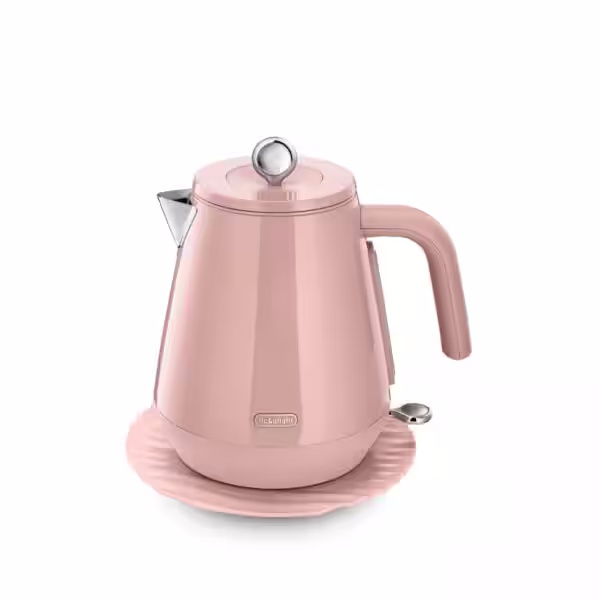 DeLonghi Eclettica Rapid Boil Kettle | Pink | KBY3001.PK DeLonghi Eclettica Rapid Boil Kettle | Pink | KBY3001.PK