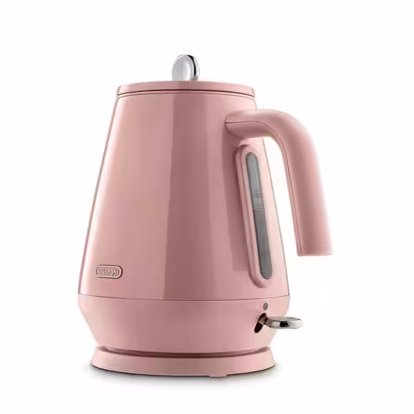 DeLonghi Eclettica Rapid Boil Kettle | Pink | KBY3001.PK DeLonghi Eclettica Rapid Boil Kettle | Pink | KBY3001.PK
