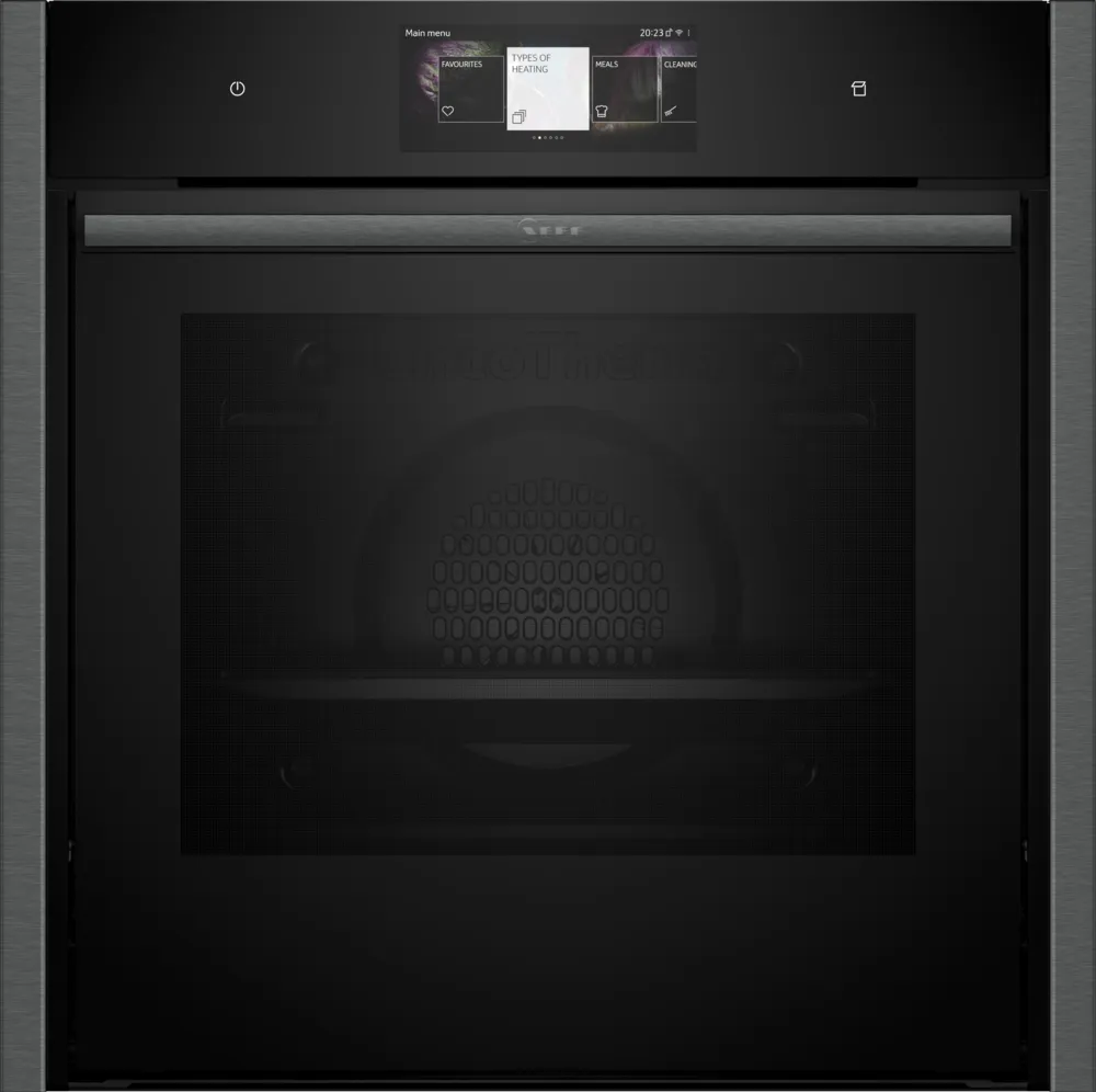 Neff N90 Built-In Oven with Steam | Pyrolytic | Graphite | B64VT73G0B Neff N90 Built-In Oven with Steam | Pyrolytic | Graphite | B64VT73G0B