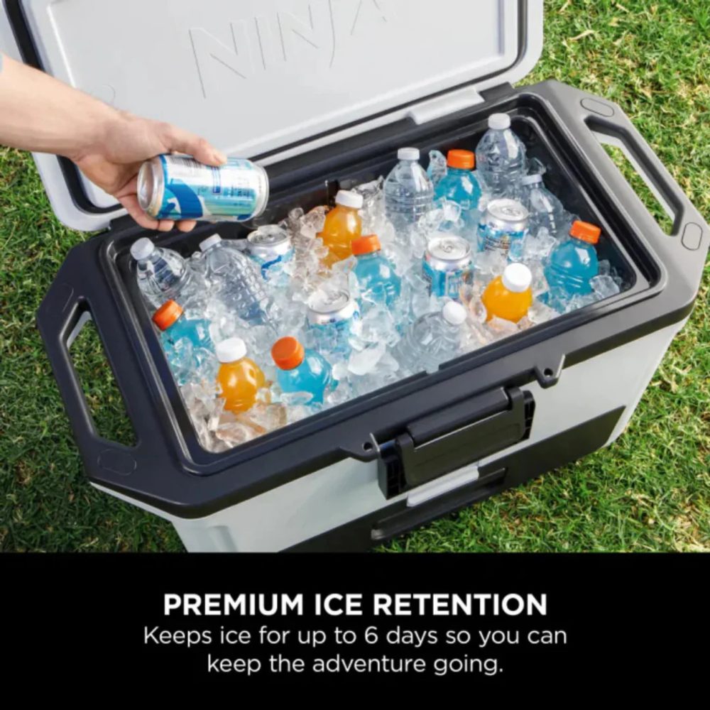 Ninja FrostVault Hard Cooler | 47L | White | FB151UKWH Ninja FrostVault Hard Cooler | 47L | White | FB151UKWH