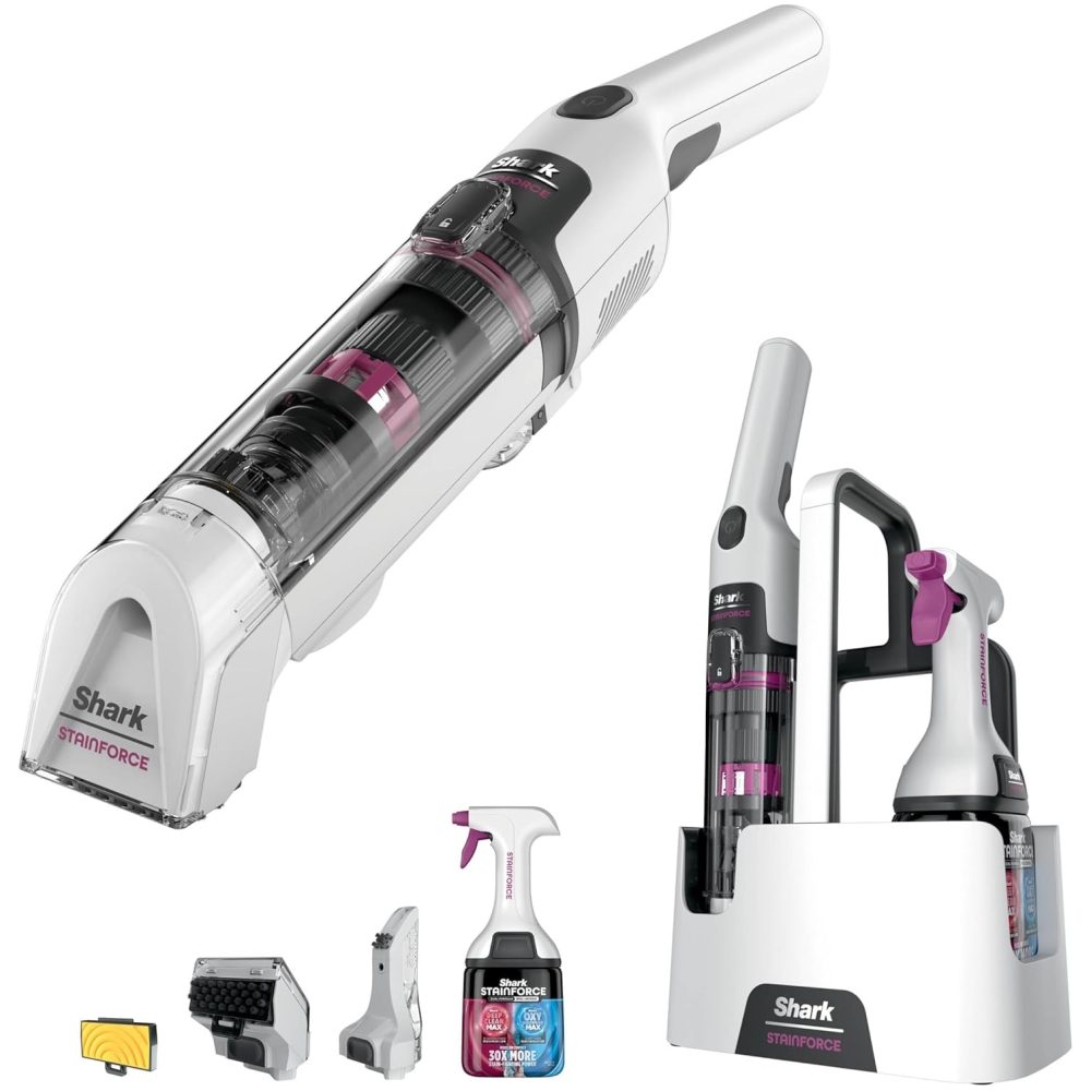 Shark StainForce Cordless Spot Cleaner | HX100UKT Shark StainForce Cordless Spot Cleaner | HX100UKT
