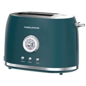 Morphy Richards Colours Boutique Toaster | 2 Slice | Teal | 980601