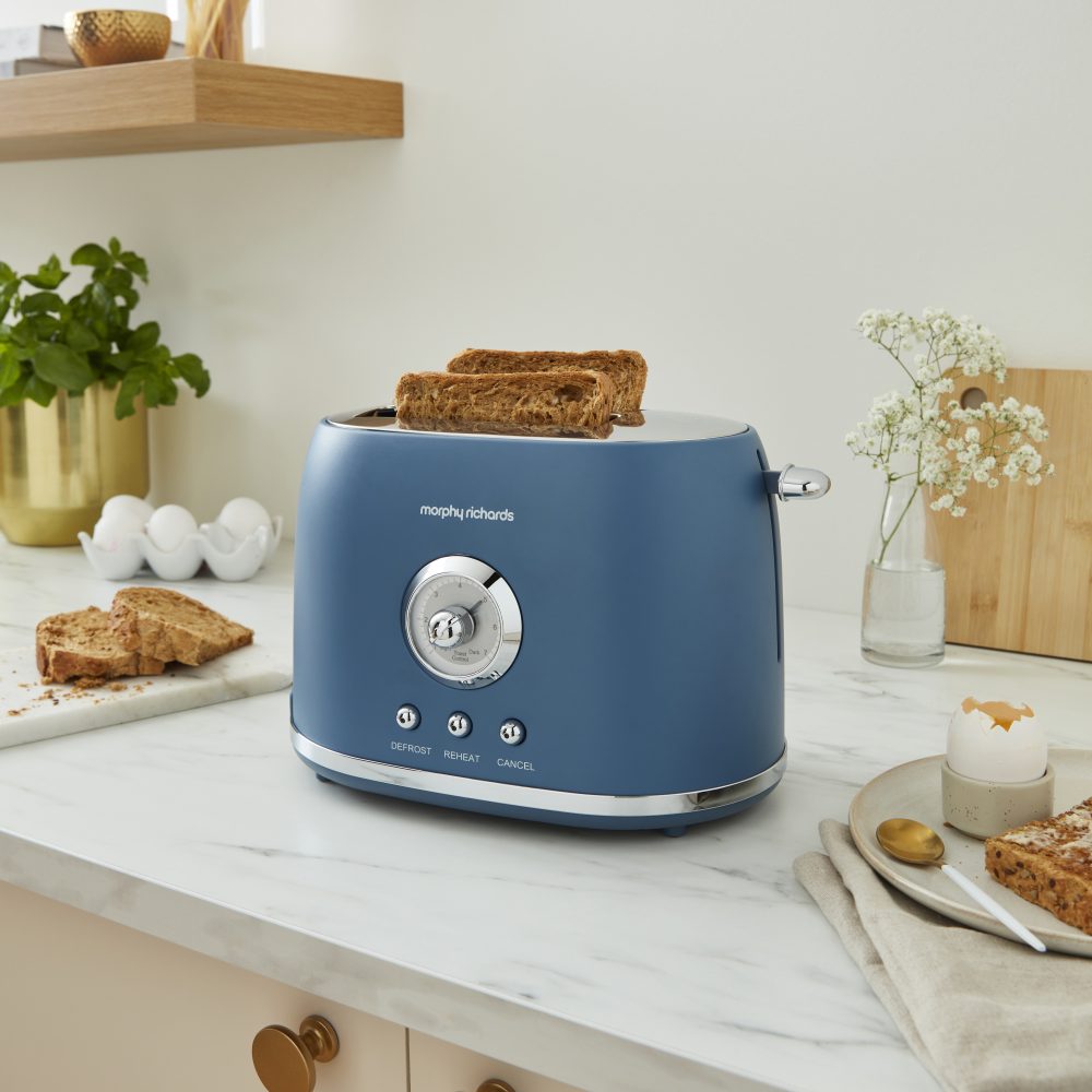 Morphy Richards Colours Boutique Toaster | 2 Slice | Thunder Blue | 980602 Morphy Richards Colours Boutique Toaster | 2 Slice | Thunder Blue | 980602