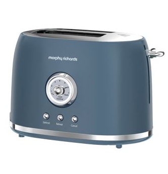 Morphy Richards Colours Boutique Toaster | 2 Slice | Thunder Blue | 980602 Morphy Richards Colours Boutique Toaster | 2 Slice | Thunder Blue | 980602