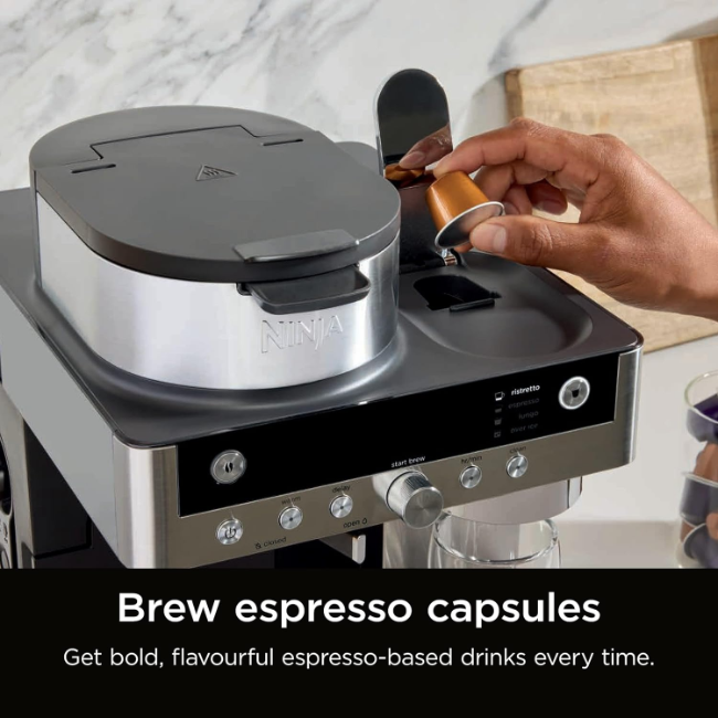 Ninja Prestige Dualbrew Coffee Machine | CFN802UK Ninja Prestige Dualbrew Coffee Machine | CFN802UK