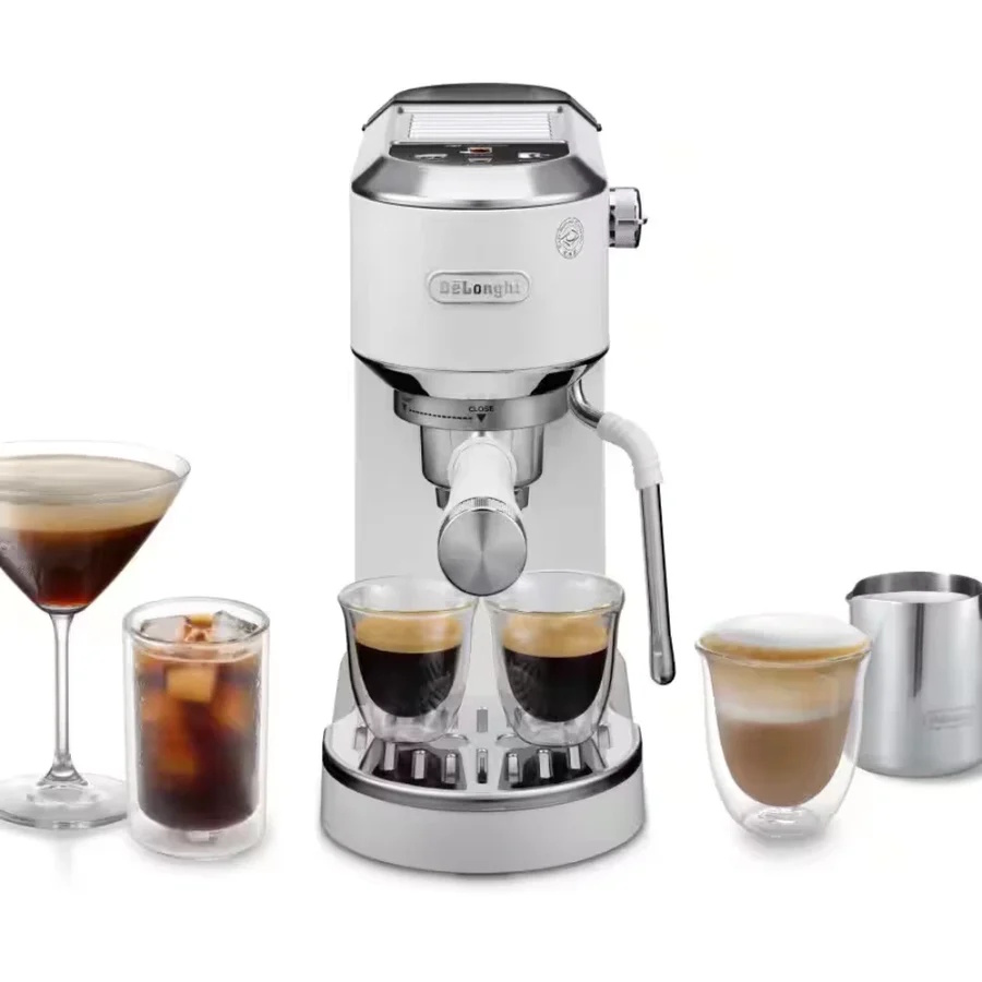 DeLonghi Dedica Duo Esprresso Coffee Maker | White | EC890.WI DeLonghi Dedica Duo Esprresso Coffee Maker | White | EC890.WI