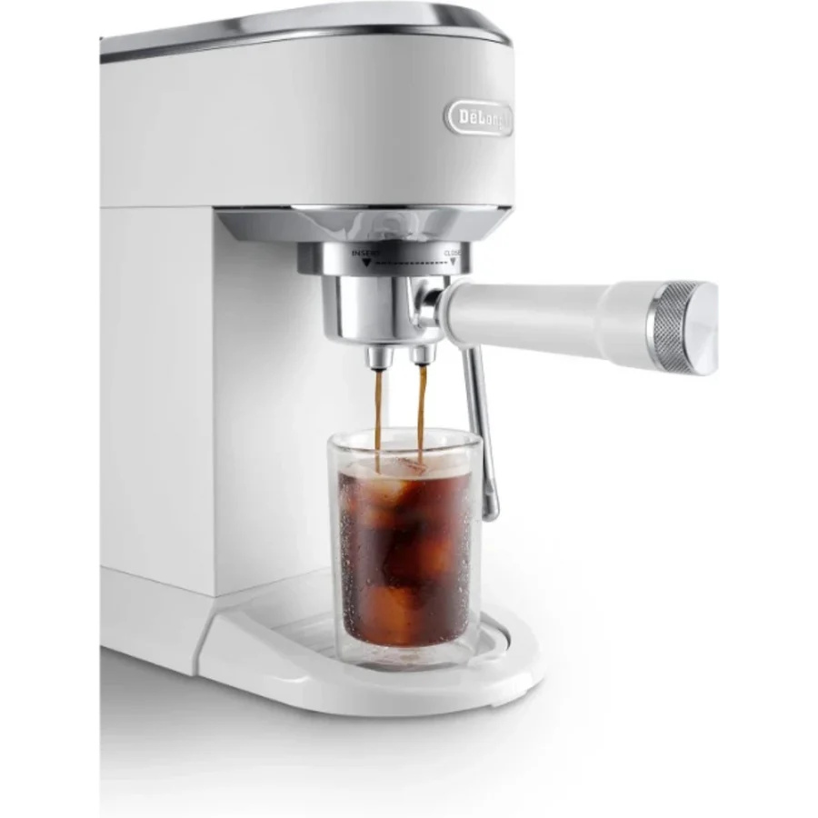 DeLonghi Dedica Duo Esprresso Coffee Maker | White | EC890.WI DeLonghi Dedica Duo Esprresso Coffee Maker | White | EC890.WI