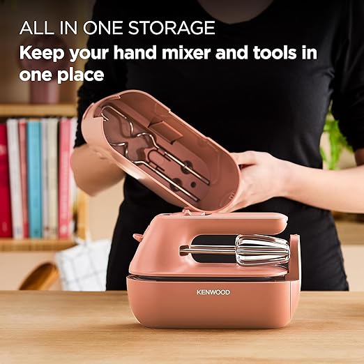 Kenwood QuickMix Go Hand Mixer | Clay Red | HMP40.000RD Kenwood QuickMix Go Hand Mixer | Clay Red | HMP40.000RD