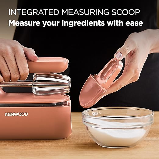 Kenwood QuickMix Go Hand Mixer | Clay Red | HMP40.000RD Kenwood QuickMix Go Hand Mixer | Clay Red | HMP40.000RD