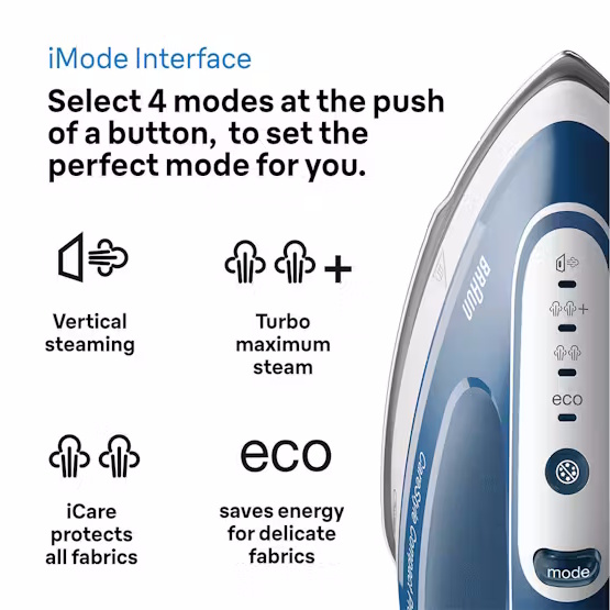 Braun CareStyle Pro Steam Generator Iron | Blue | IS2565BL Braun CareStyle Pro Steam Generator Iron | Blue | IS2565BL