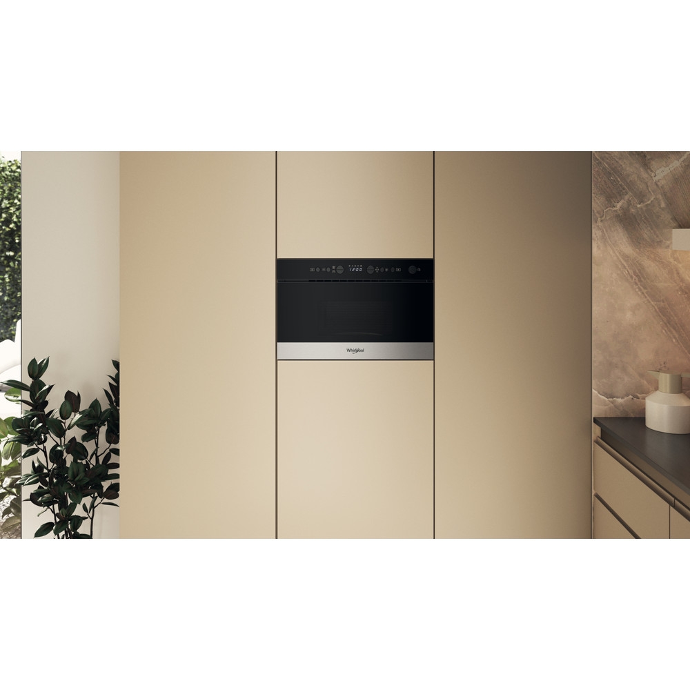 Whirlpool 750W 22L Built In Microwave Oven I Stainless Steel I WMN574BXA Whirlpool 750W 22L Built In Microwave Oven I Stainless Steel I WMN574BXA