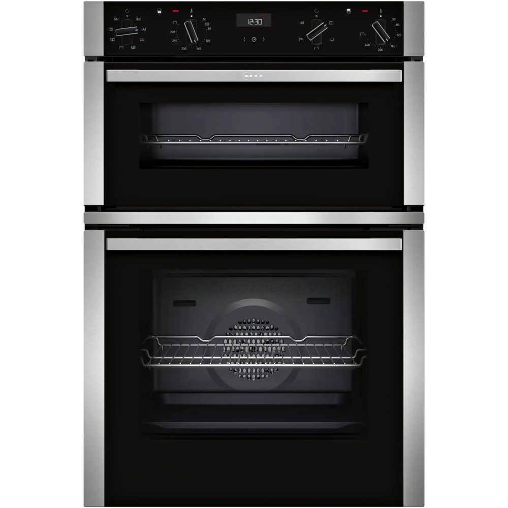 Neff N50 Built-In Double Oven | Stainless Steel | U1ACE2AN3B Neff N50 Built-In Double Oven | Stainless Steel | U1ACE2AN3B