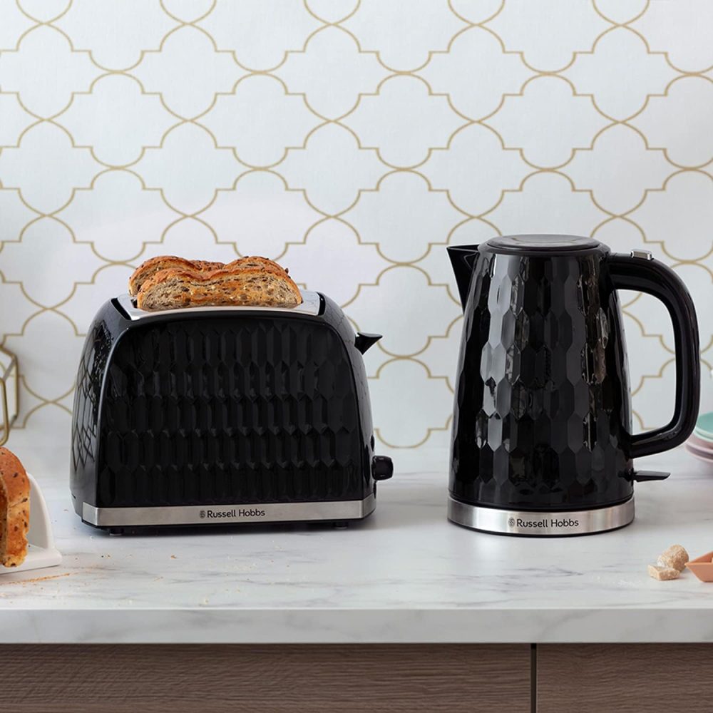 Russell Hobbs Honeycomb Toaster | 2 Slice | Black | 26061-0 Russell Hobbs Honeycomb Toaster | 2 Slice | Black | 26061-0