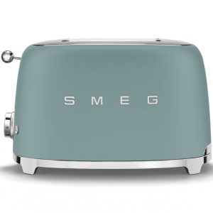 Smeg 50’s Style Aesthetic Toaster | 2 Slice | Emerald Green | TSF01EGMUK