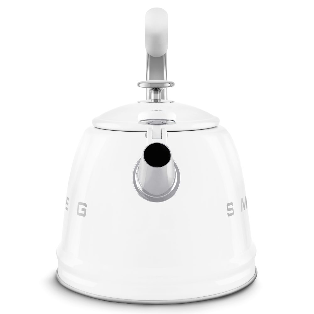 Smeg 50’s Style Whistling Kettle | White | WKF01WH Smeg 50’s Style Whistling Kettle | White | WKF01WH