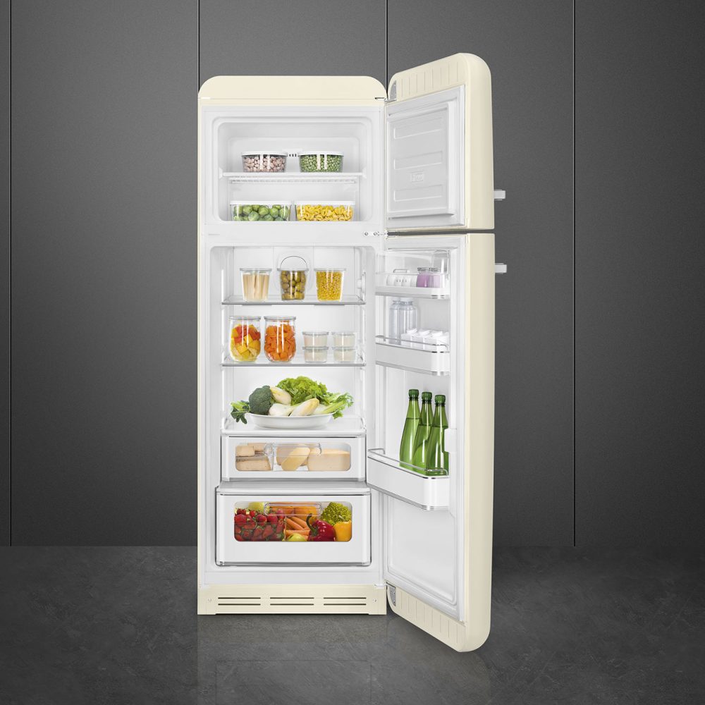 Smeg 50’s Style Fridge Freezer | Cream | FAB30RCR6UK Smeg 50’s Style Fridge Freezer | Cream | FAB30RCR6UK