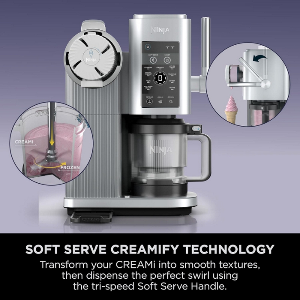 Ninja CREAMi Scoop & Swirl Ice Cream Maker I NC701UK Ninja CREAMi Scoop & Swirl Ice Cream Maker I NC701UK