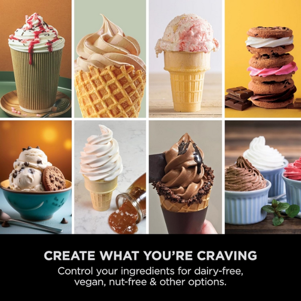 Ninja CREAMi Scoop & Swirl Ice Cream Maker I NC701UK Ninja CREAMi Scoop & Swirl Ice Cream Maker I NC701UK