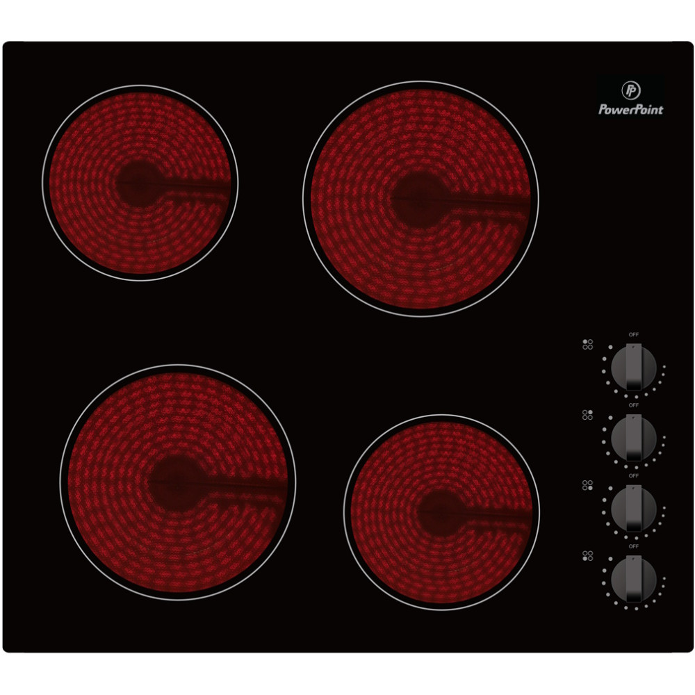 Powerpoint 4 Zone Ceramic Hob | P154MDMA Powerpoint 4 Zone Ceramic Hob | P154MDMA