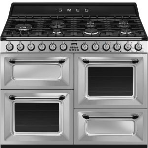Smeg 110cm Victoria Triple Cavity Cooker | Duel Fuel | Stainless Steel | TR4110X1