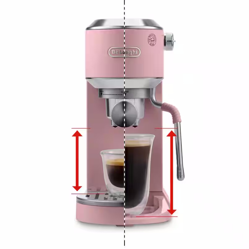 DeLonghi Dedica Duo Espresso Coffee Maker | Pink | EC890.PK DeLonghi Dedica Duo Espresso Coffee Maker | Pink | EC890.PK