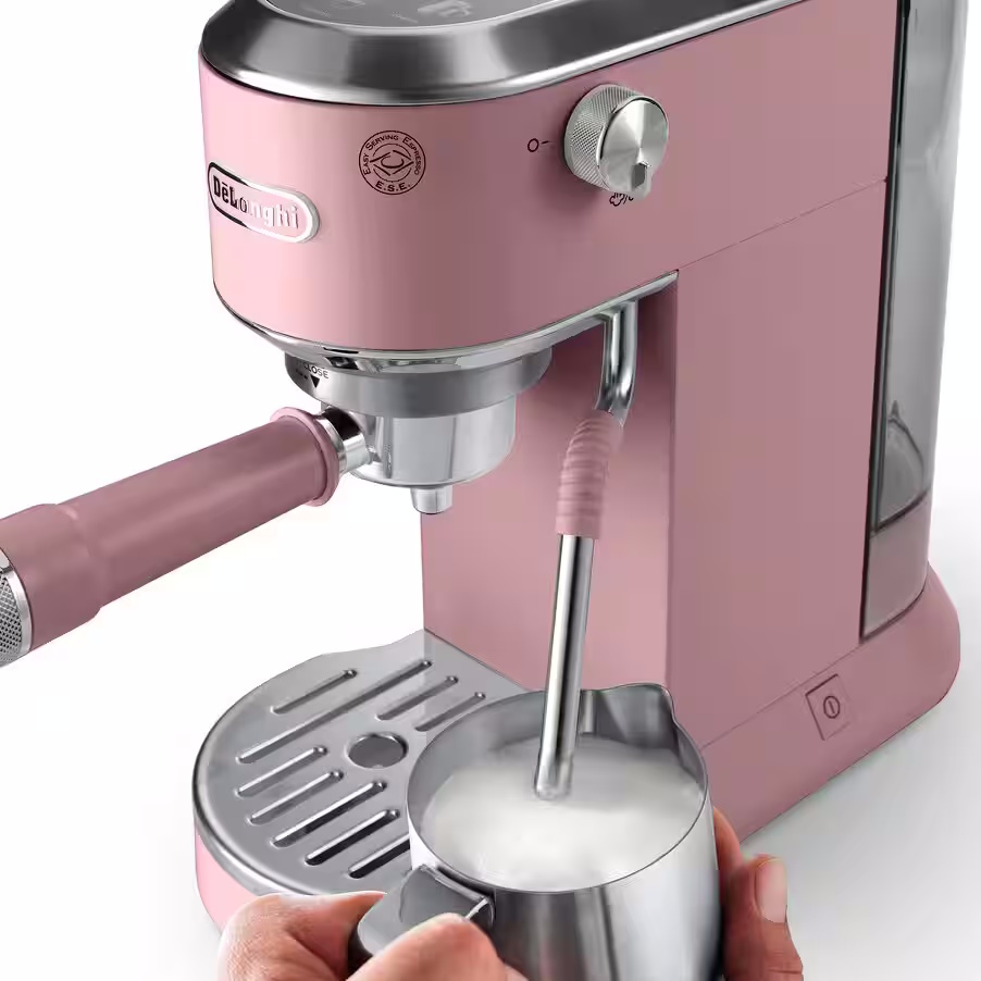 DeLonghi Dedica Duo Espresso Coffee Maker | Pink | EC890.PK DeLonghi Dedica Duo Espresso Coffee Maker | Pink | EC890.PK