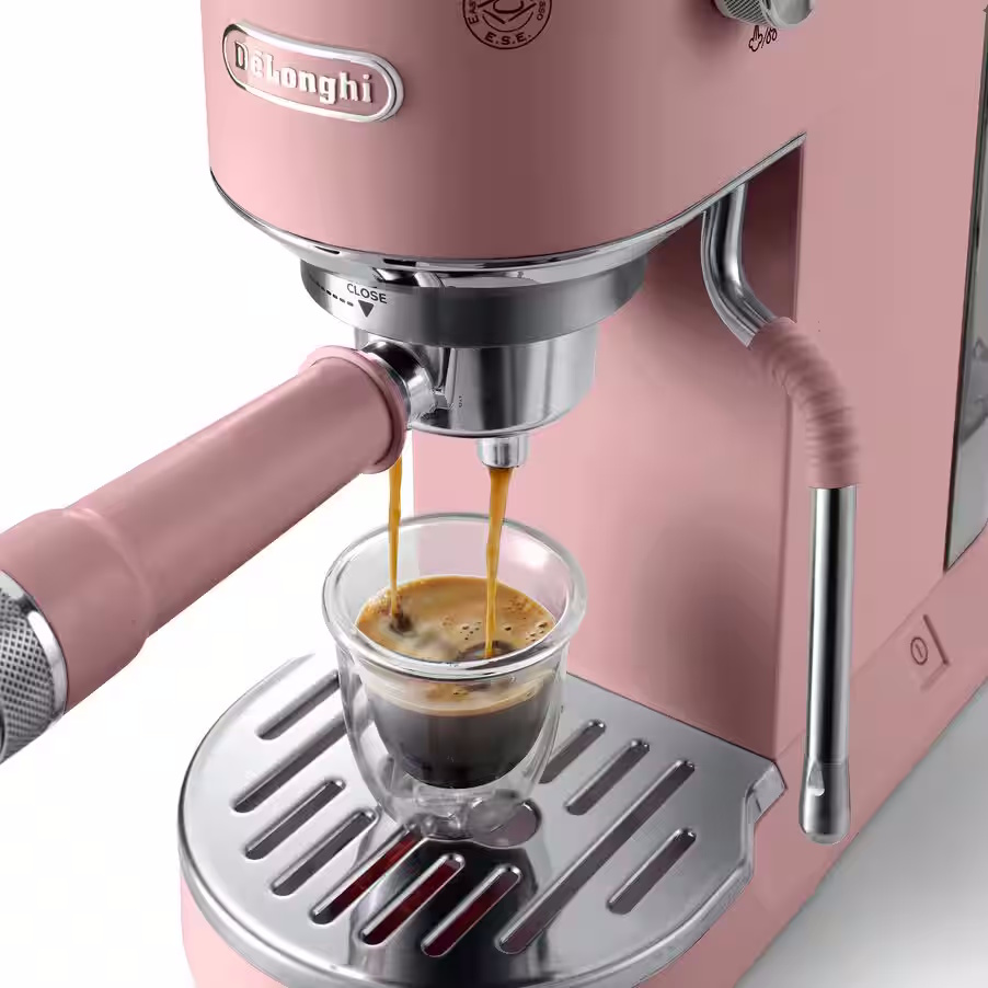 DeLonghi Dedica Duo Espresso Coffee Maker | Pink | EC890.PK DeLonghi Dedica Duo Espresso Coffee Maker | Pink | EC890.PK