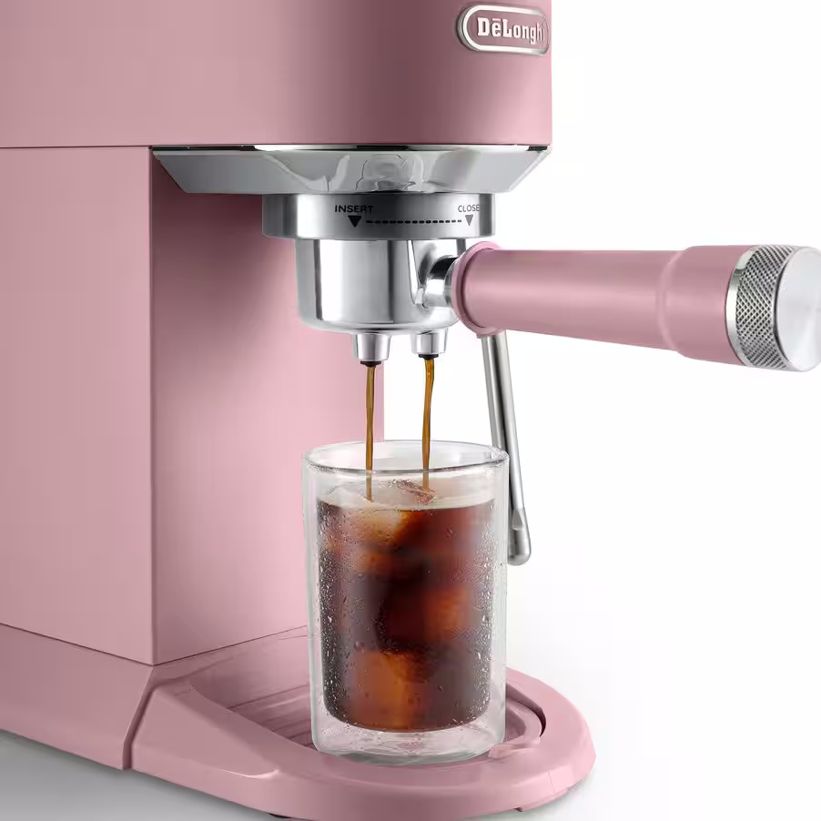 DeLonghi Dedica Duo Espresso Coffee Maker | Pink | EC890.PK DeLonghi Dedica Duo Espresso Coffee Maker | Pink | EC890.PK