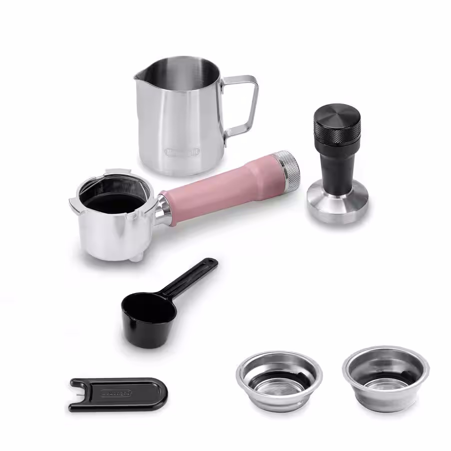 DeLonghi Dedica Duo Espresso Coffee Maker | Pink | EC890.PK DeLonghi Dedica Duo Espresso Coffee Maker | Pink | EC890.PK
