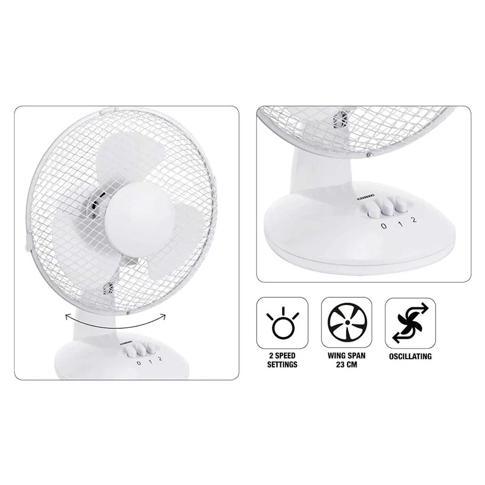 Melissa 9″ Desktop Cooling Fan I 16510105 Melissa 9″ Desktop Cooling Fan I 16510105