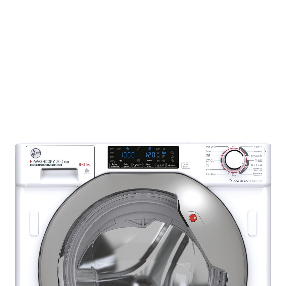 Hoover 9kg Integrated Washer Dryer I 5kg Dry I HBDOS695TAMSE/80 Hoover 9kg Integrated Washer Dryer I 5kg Dry I HBDOS695TAMSE/80