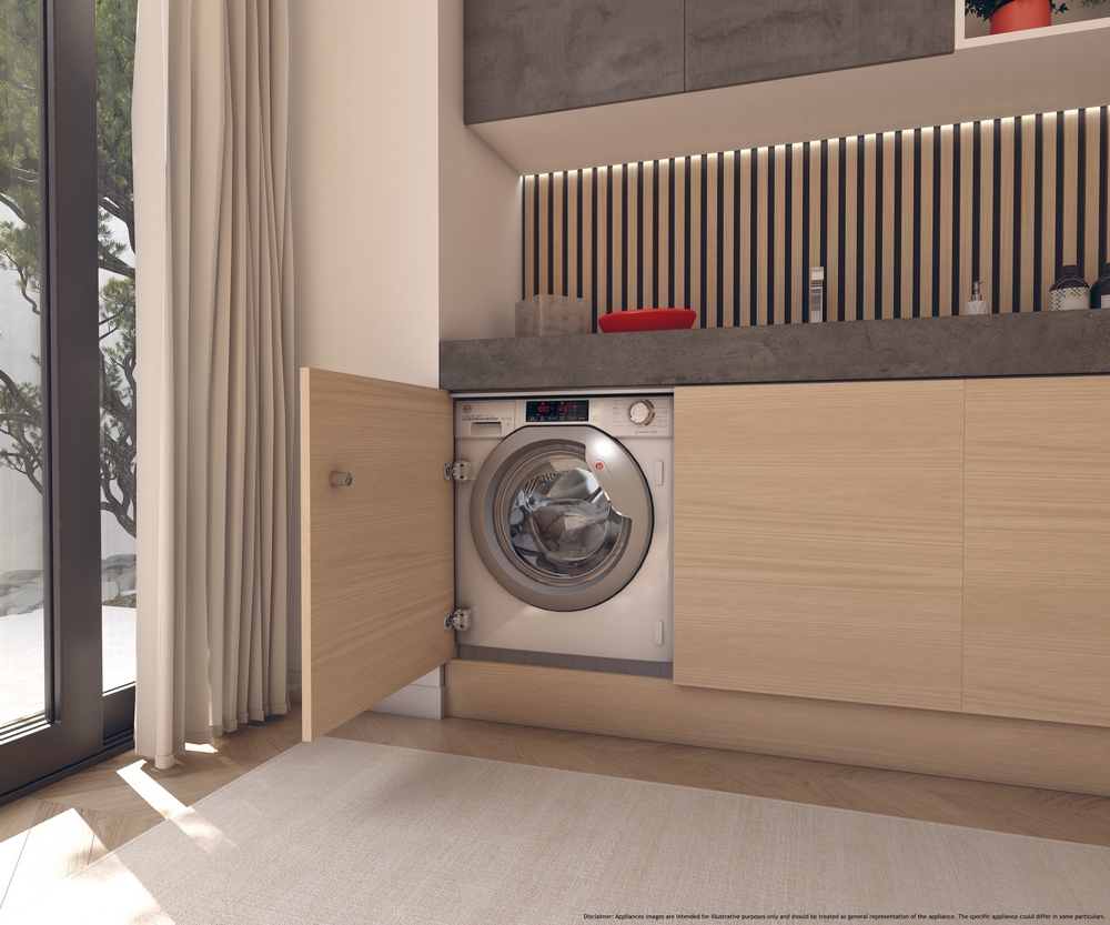 Hoover 9kg Integrated Washer Dryer I 5kg Dry I HBDOS695TAMSE/80 Hoover 9kg Integrated Washer Dryer I 5kg Dry I HBDOS695TAMSE/80