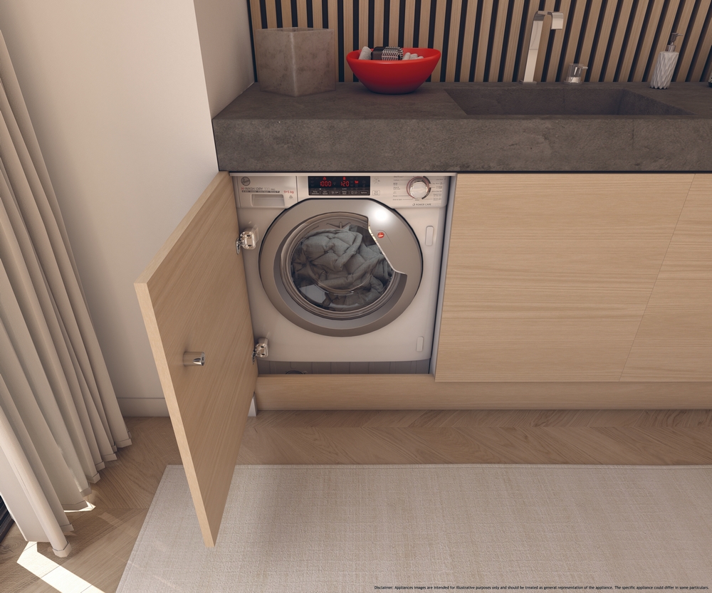 Hoover 9kg Integrated Washer Dryer I 5kg Dry I HBDOS695TAMSE/80 Hoover 9kg Integrated Washer Dryer I 5kg Dry I HBDOS695TAMSE/80