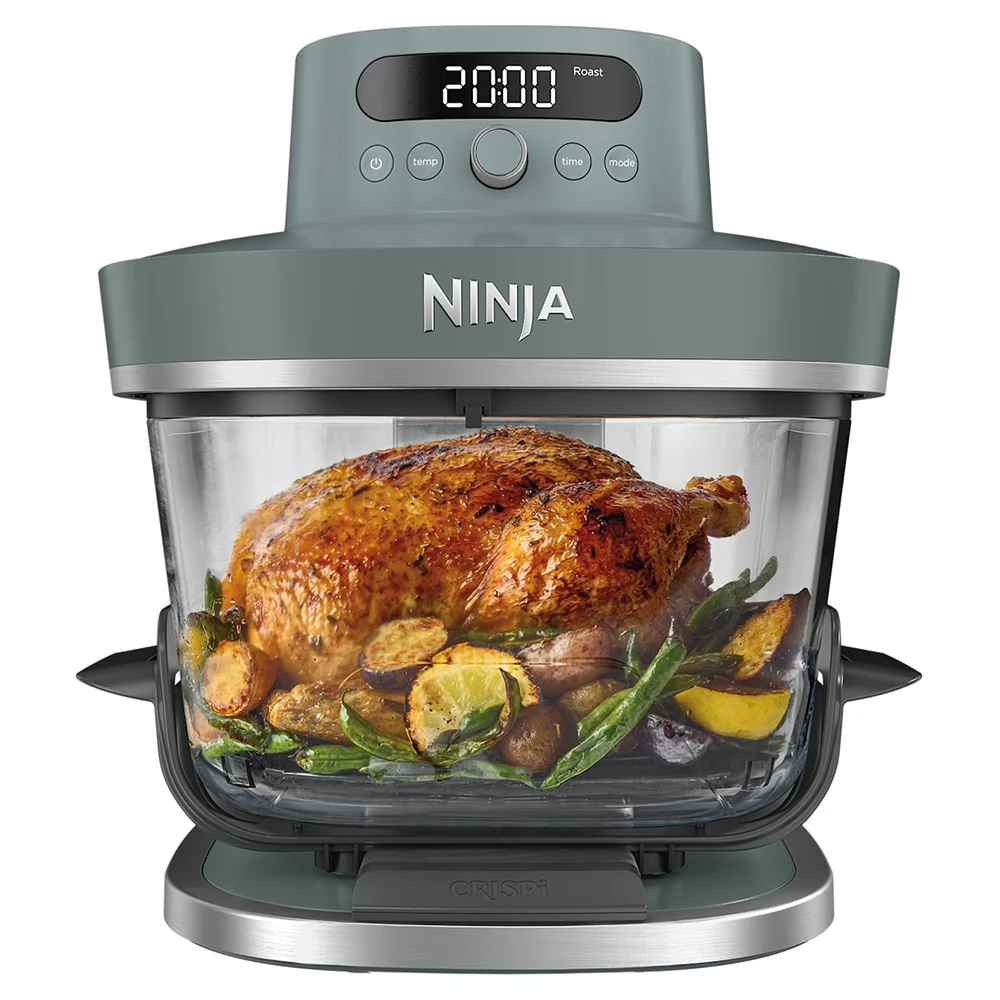 Ninja Crispi Pro 7-in-1 XL Glass Air Fryer I Grey I AS101UKGY Ninja Crispi Pro 7-in-1 XL Glass Air Fryer I Grey I AS101UKGY