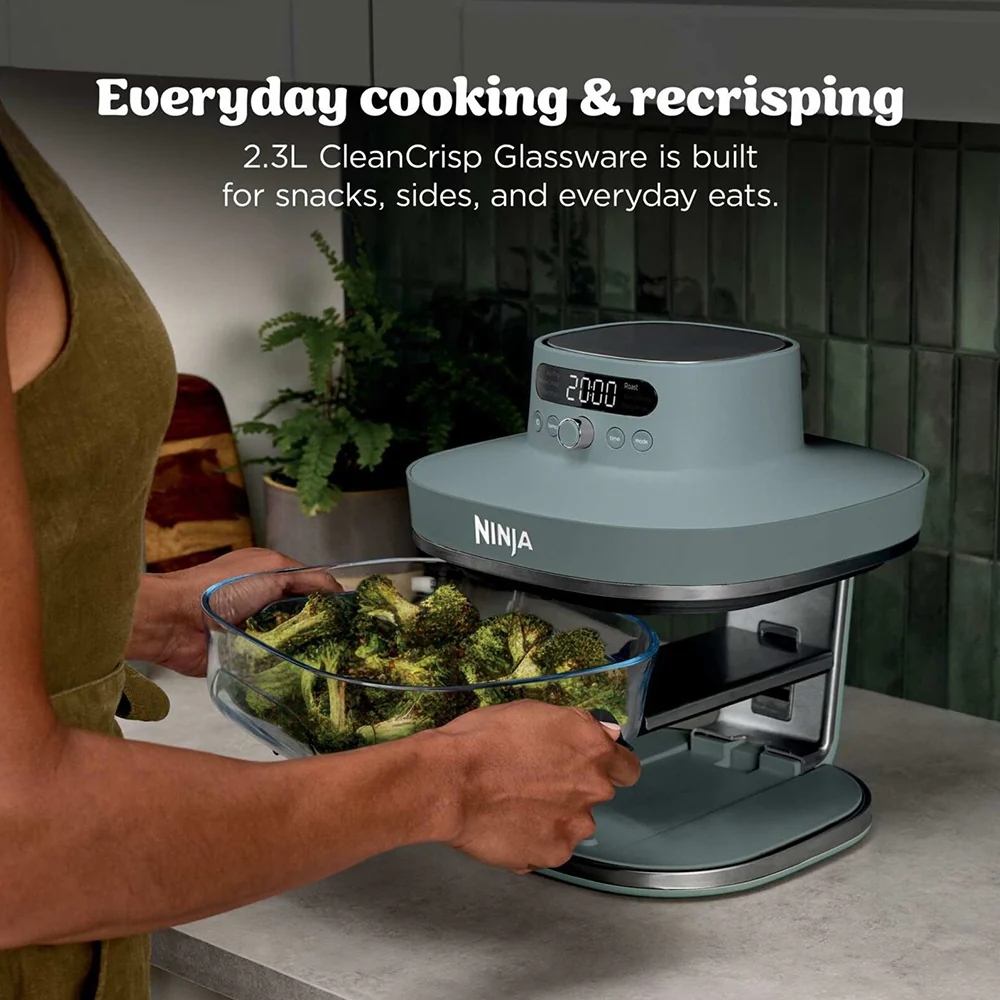 Ninja Crispi Pro 7-in-1 XL Glass Air Fryer I Grey I AS101UKGY Ninja Crispi Pro 7-in-1 XL Glass Air Fryer I Grey I AS101UKGY