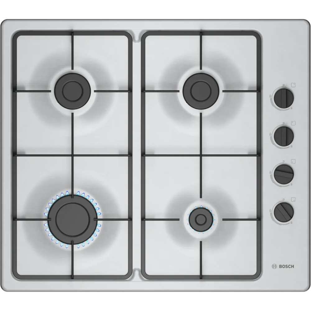 Bosch Series 2 Gas Hob | 60cm | PBP6B5K60 Bosch Series 2 Gas Hob | 60cm | PBP6B5K60