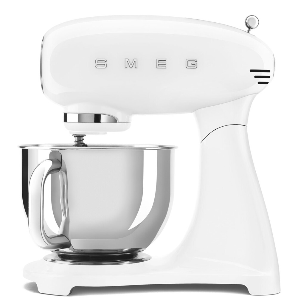 Smeg 50’s Style Stand Mixer | White | SMF05WHUK Smeg 50’s Style Stand Mixer | White | SMF05WHUK