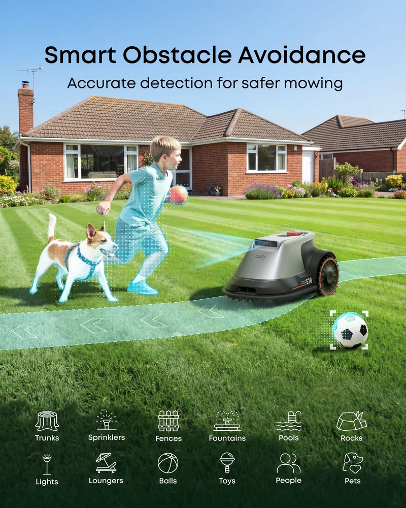 Eufy E18 Robot Lawn Mower I T28012A1 Eufy E18 Robot Lawn Mower I T28012A1