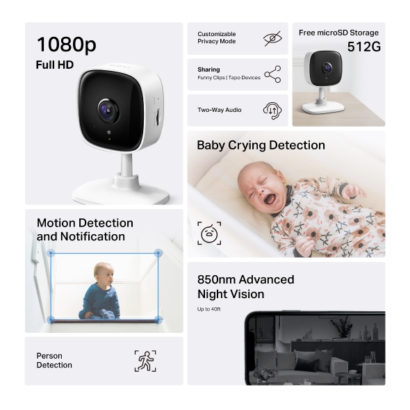 Tapo Home Security Camera | TAPO C100 Tapo Home Security Camera | TAPO C100