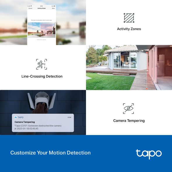 Tapo Outdoor Security Camera | 2 Pack | TAPOC310P2 Tapo Outdoor Security Camera | 2 Pack | TAPOC310P2