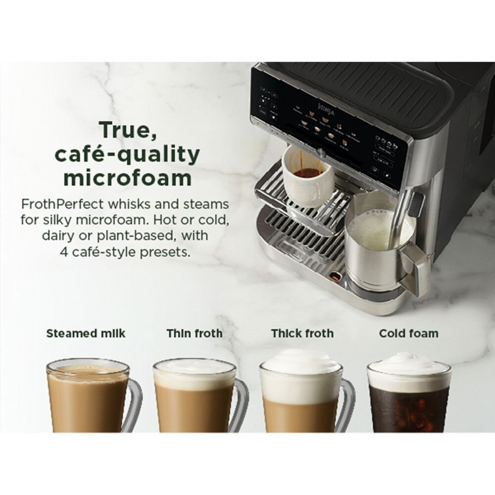 Ninja AutoBarista Machine | Stainless Steel | AE1001UK Ninja AutoBarista Machine | Stainless Steel | AE1001UK