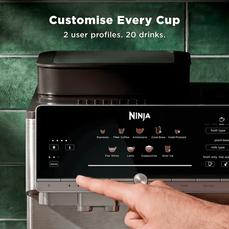 Ninja AutoBarista Machine | Stainless Steel | AE1001UK Ninja AutoBarista Machine | Stainless Steel | AE1001UK