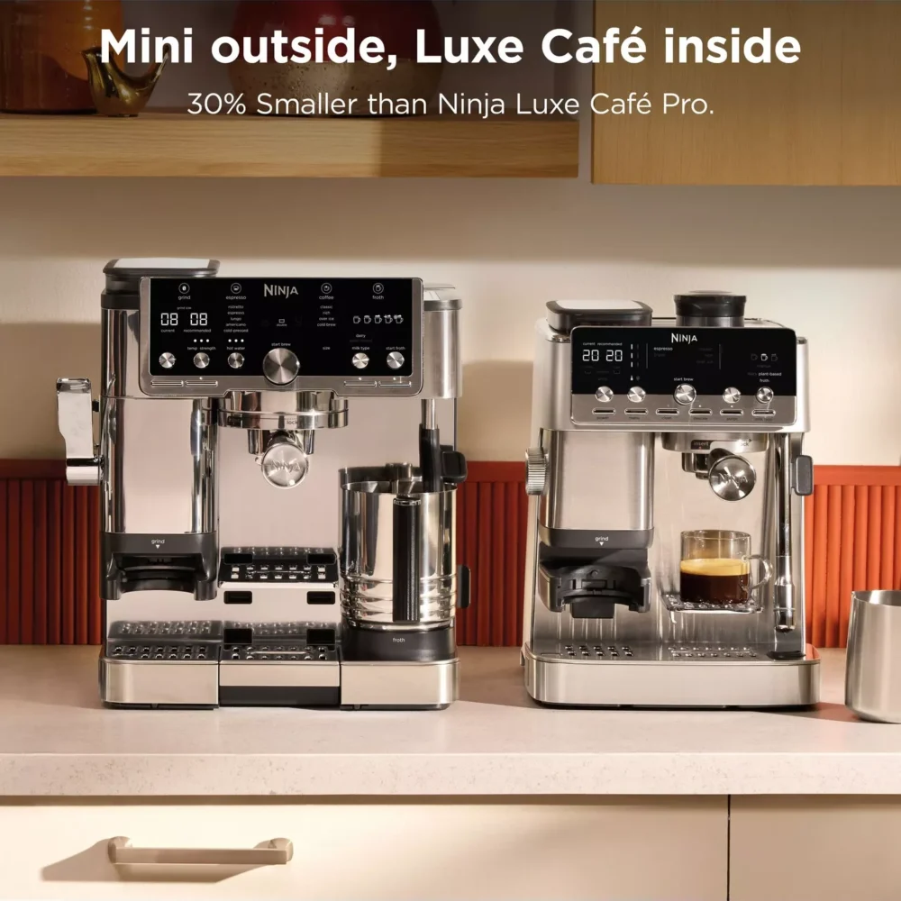 Ninja Luxe Café Mini Plus Espresso Machine | Stainless Steel | ES352UK Ninja Luxe Café Mini Plus Espresso Machine | Stainless Steel | ES352UK