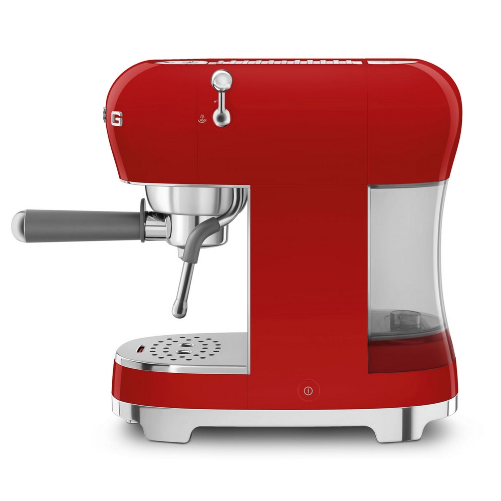 Smeg 50’s Style Espresso Coffee Machine I Red I ECF02RDUK Smeg 50’s Style Espresso Coffee Machine I Red I ECF02RDUK